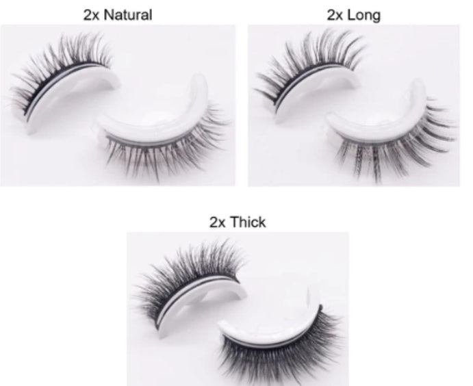 Reusable 3D Mink Lashes Natural False Eyelashes Self Adhesive Fake Glue Free Makeup Eyelash Extension Silk Reusable 3D Mink Lashes Natural False Eyelashes Self Adhesive Fake Glue Free Makeup Eyelash Extension Silk